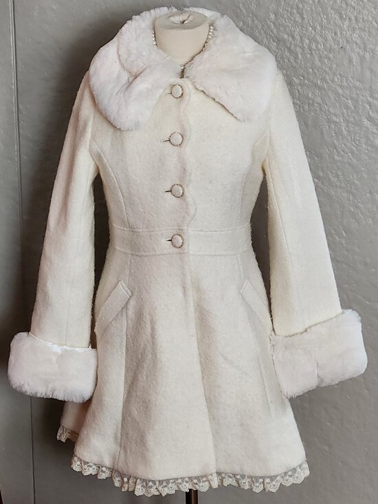 LIZ LISA Jackets & Blazers - Liz Lisa dreamy coquette princess coat jacket bow RARE small